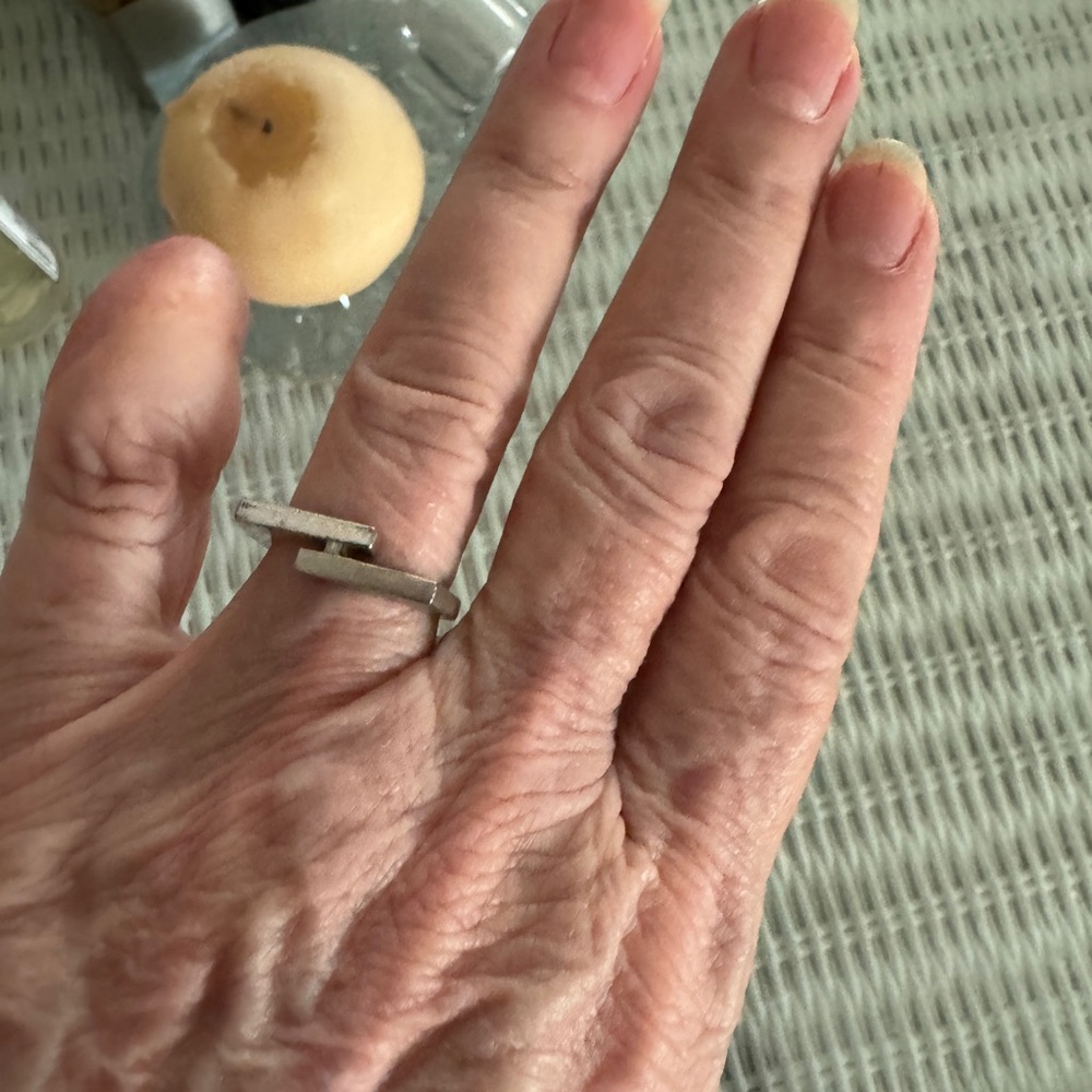 Sterling Silver 925 Square Ring